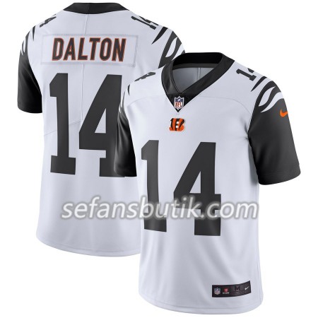 Cincinnati Bengals Tröjor Andy Dalton 14 Nike Rush Limited Vit - Herr Cincinnati Bengals Tröjor Andy Dalton 14 Nike Rush Limited Vit - Herr